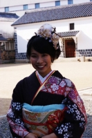 La bella giapponesina in posa