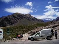 La spettacolare vista sul monte Aconcagua che appare in profonditÃ 