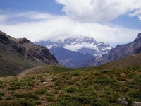Ancora lâ€™Aconcagua che sâ€™innalza tra le nuvole