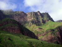 Attraversando la montagna per tornare verso sud