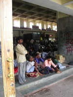 Affollamento alla stazione