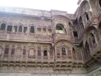 Lâ€™interno del forte Mehrangarh a Jodhpur