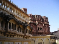 Ancora dal cortile del forte Mehrangarh