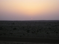 Tramonto sul deserto